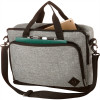 Graphite 15 Inch Computer Briefcases Open 2
